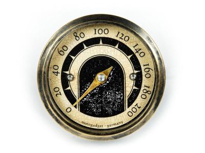 22100318 - motogadget MST VINTAGE ANALOG SPEEDOMETER BRASS FINISH