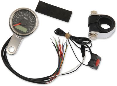 22100416 - DRAG SPECIALTIES ELECTRONIC SPEEDOMETERS WITH INDICATOR LIGHTS 1-7/8