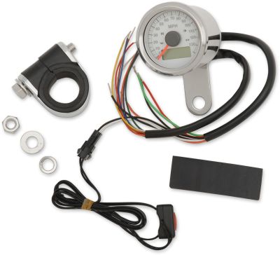22100417 - DRAG SPECIALTIES ELECTRONIC SPEEDOMETERS WITH INDICATOR LIGHTS 1-7/8