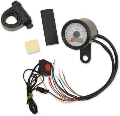 22100423 - DRAG SPECIALTIES ELECTRONIC SPEEDOMETERS WITH INDICATOR LIGHTS 1-7/8
