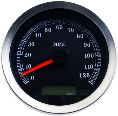 22100458 - DRAG SPECIALTIES SPEEDOMETER BLK MPH XL