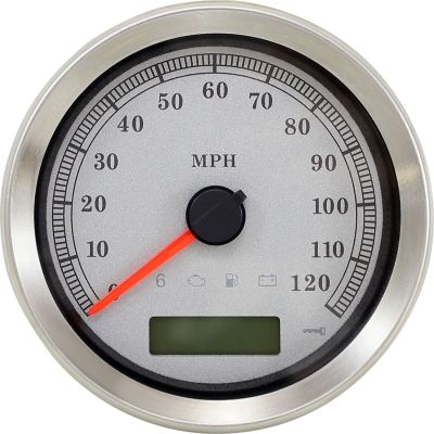 22100459 - DRAG SPECIALTIES SPEEDOMETER SLVR MPH XL