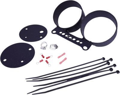 22100545 - DRAG SPECIALTIES MOUNT GAGE WRNKL B DOUBLE