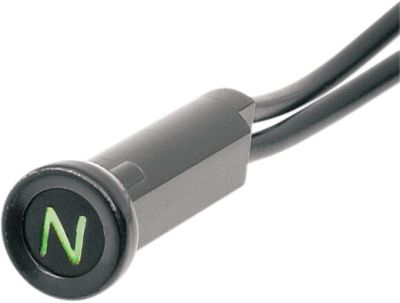 22120103 - DRAG SPECIALTIES SNAP-IN INDICATOR LIGHT NEUTRAL 0.3