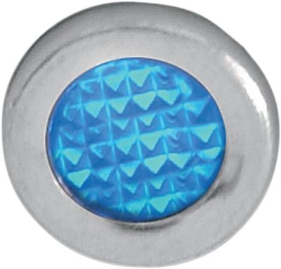 22120109 - DRAG SPECIALTIES SNAP-IN INDICATOR LIGHT BLUE 0.3