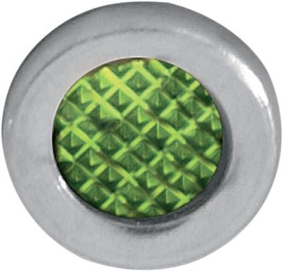 22120110 - DRAG SPECIALTIES SNAP-IN INDICATOR LIGHT GREEN 0.3