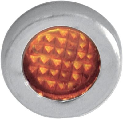 22120112 - DRAG SPECIALTIES SNAP-IN INDICATOR LIGHT AMBER 0.3