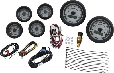 22120441 - Dakota Digital GAUGE KIT MVX-8K SERIES WHITE GRAY