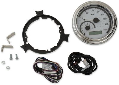 22120509 - Dakota Digital GAUGE MVX SERIES CHROME WHITE