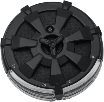 22120629 - Küryakyn ALLEY CAT LED FUEL & BATTERY GAUGE BLACK