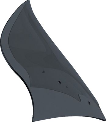 23100846 - KLOCK WERKS WINDSHIELD FLARE FLTR DARK SMOKE 13.5