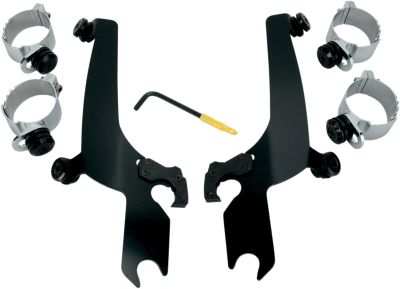 23200076 - MEMPHIS SHADES MOUNTING KIT TRIGGER-LOCK SPORTSHIELD-WINDSHIELD BLACK