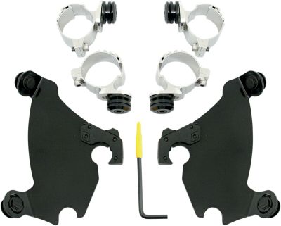 23200105 - MEMPHIS SHADES MOUNTING KIT TRIGGER-LOCK GAUNTLET-FAIRING BLACK