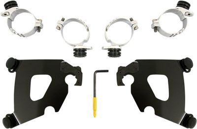 23200126 - MEMPHIS SHADES MOUNTING KIT TRIGGER-LOCK CAFE-FAIRING BLACK