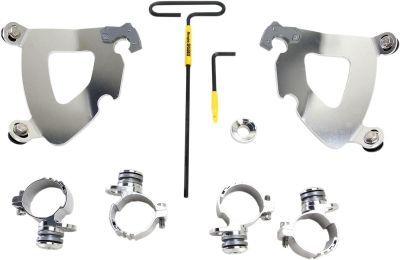 23200164 - MEMPHIS SHADES MOUNTING KIT TRIGGER-LOCK GAUNTLET FAIRING POLISHED