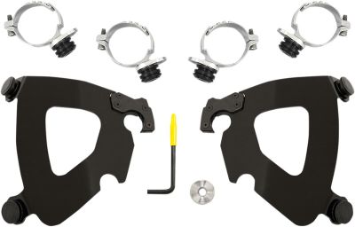23200180 - MEMPHIS SHADES MOUNTING KIT TRIGGER-LOCK GAUNTLET-FAIRING BLACK