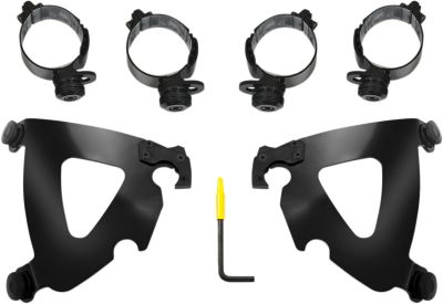 23200218 - MEMPHIS SHADES MNT KIT RD WARR FLSB BLK