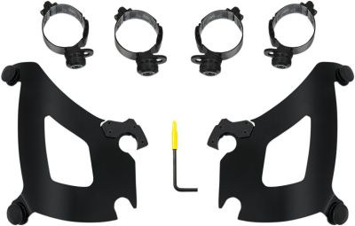 23200226 - MEMPHIS SHADES MNT KIT BUL FLSB BLK