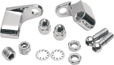 24010078 - DRAG SPECIALTIES FRONT TURN SIGNAL MOUNT KIT CHROME