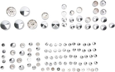 24010688 - DRAG SPECIALTIES BOLT COVER KIT DELUXE CHROME