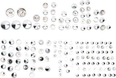 24010689 - DRAG SPECIALTIES BOLT COVER KIT DELUXE CHROME