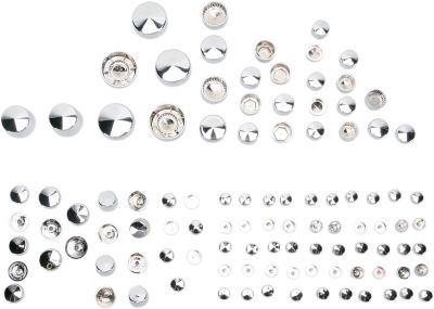 24010690 - DRAG SPECIALTIES BOLT COVER KIT DELUXE CHROME