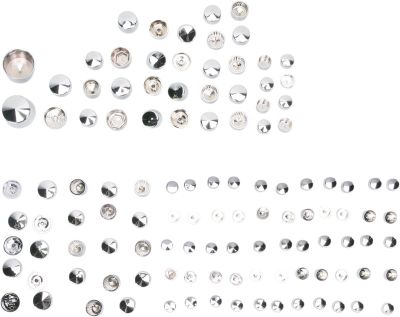 24010694 - DRAG SPECIALTIES BOLT COVER KIT DELUXE CHROME
