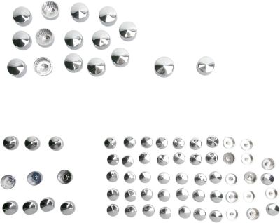 24010700 - DRAG SPECIALTIES BOLT COVER KIT STANDARD CHROME