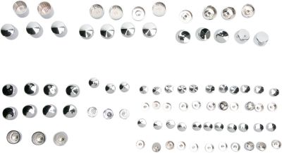 24010702 - DRAG SPECIALTIES BOLT COVER KIT STANDARD CHROME