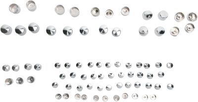 24010704 - DRAG SPECIALTIES BOLT COVER KIT STANDARD CHROME