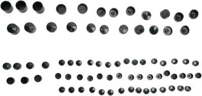 24010705 - DRAG SPECIALTIES BOLT COVER KIT STANDARD BLACK