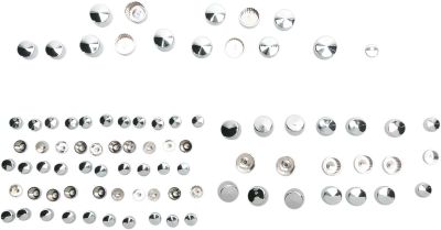 24010706 - DRAG SPECIALTIES BOLT COVER KIT STANDARD CHROME