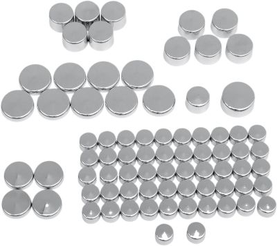 24010712 - DRAG SPECIALTIES BOLT COVER KIT STANDARD CHROME