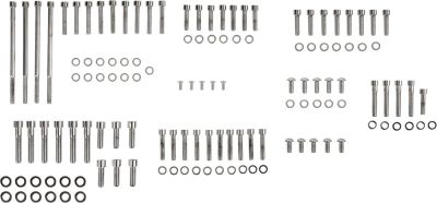 24010765 - DRAG SPECIALTIES CHROME SOCKET-HEAD MOTOR BOLT KIT SMOOTH
