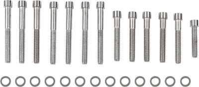 24010778 - DRAG SPECIALTIES CHROME SOCKET-HEAD CAM COVER BOLT KIT SMOOTH