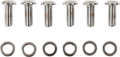 24010779 - DRAG SPECIALTIES CHROME DERBY COVER BOLT KIT TORX