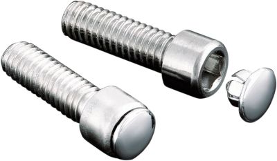 24010871 - Küryakyn HOT SPOTS CUSTOM END PLUGS CHROME FOR 1/4