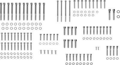 24010967 - DRAG SPECIALTIES BOLT KIT M8 ENGINE SMOOTH SOCKET HEAD CHROME