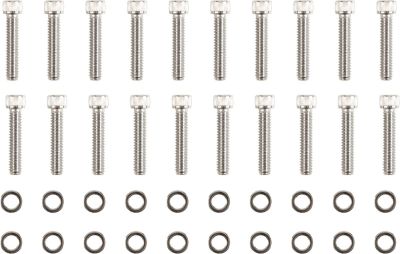 24010970 - DRAG SPECIALTIES BOLT KIT M8 ROCKER BOX KNURLED ALLEN HEAD CHROME