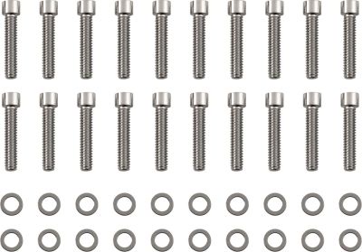 24010971 - DRAG SPECIALTIES BOLT KIT M8 ROCKER BOX SMOOTH SOCKET HEAD CHROME