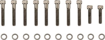 24011030 - DRAG SPECIALTIES BOLT KIT M8 SIDE COVER TRANMISSION KNURLED ALLEN HEAD...