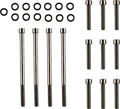 24011041 - DRAG SPECIALTIES BOLT KIT M8 OUTER PRIMARY SMOOTH SOCKET HEAD BLACK