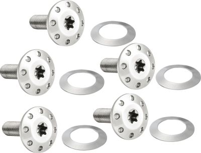 24011697 - ARLEN NESS BOLT KIT ROTOR FRONT HOLESHOT 5 PACK SPOKE MOUNT, SS