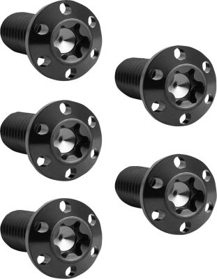 24011702 - ARLEN NESS BOLT KIT ROTOR REAR HOLESHOT 5 PACK HUB MOUNT., BLK