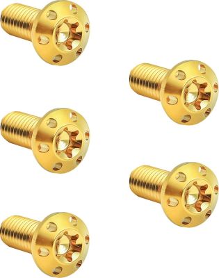 24011706 - ARLEN NESS BOLT KIT ROTOR FRONT HOLESHOT  5 PACK HUB MOUNT,GOLD