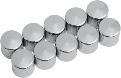 24020119 - DRAG SPECIALTIES CHROME HEX BOLT/NUT COVER DEEP 9/16