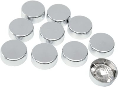 24020130 - DRAG SPECIALTIES CHROME HEX BOLT/NUT COVER 5/8