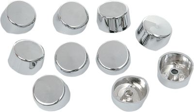 24020131 - DRAG SPECIALTIES CHROME HEX/TORX BOLT/NUT COVER 7/16
