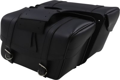 35010090 - SADDLEMEN SADDLEBAG UNIVERSAL SYNTHETIC LEATHER BLACK