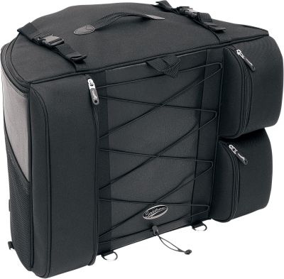 35010322 - SADDLEMEN DRESSER BACK SEAT BAG TEXTILE BLACK
